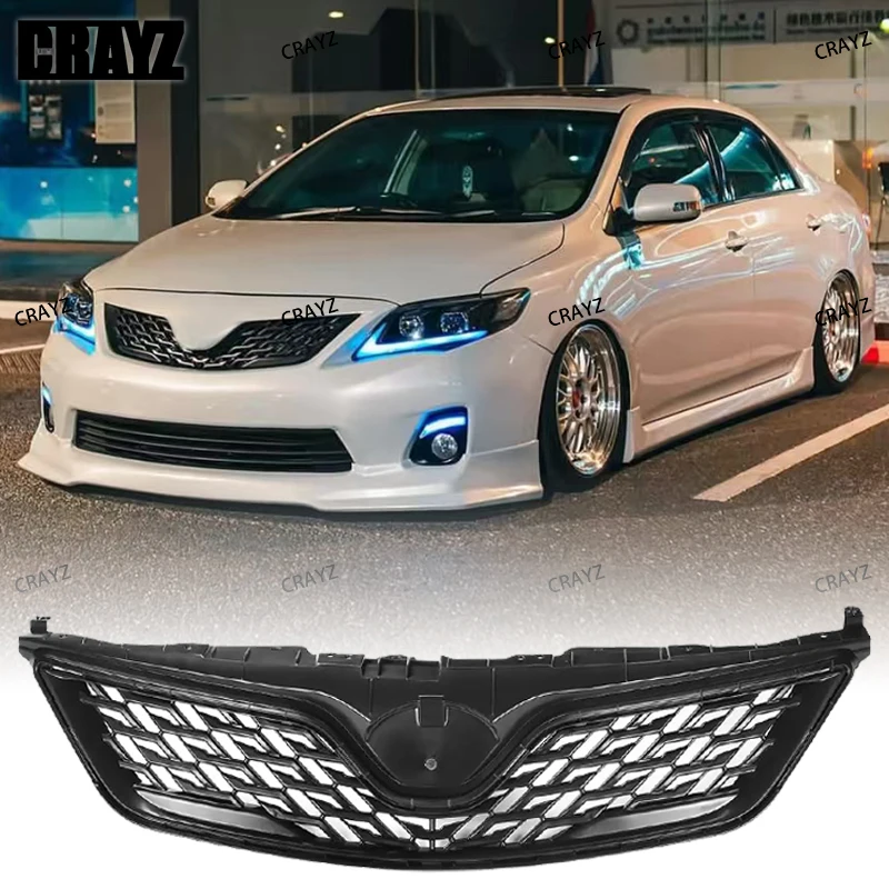 

Suitable For 2010-2013 Toyota Corolla Modified Racing Car Grille Made Of Plastic For Decorative Grille