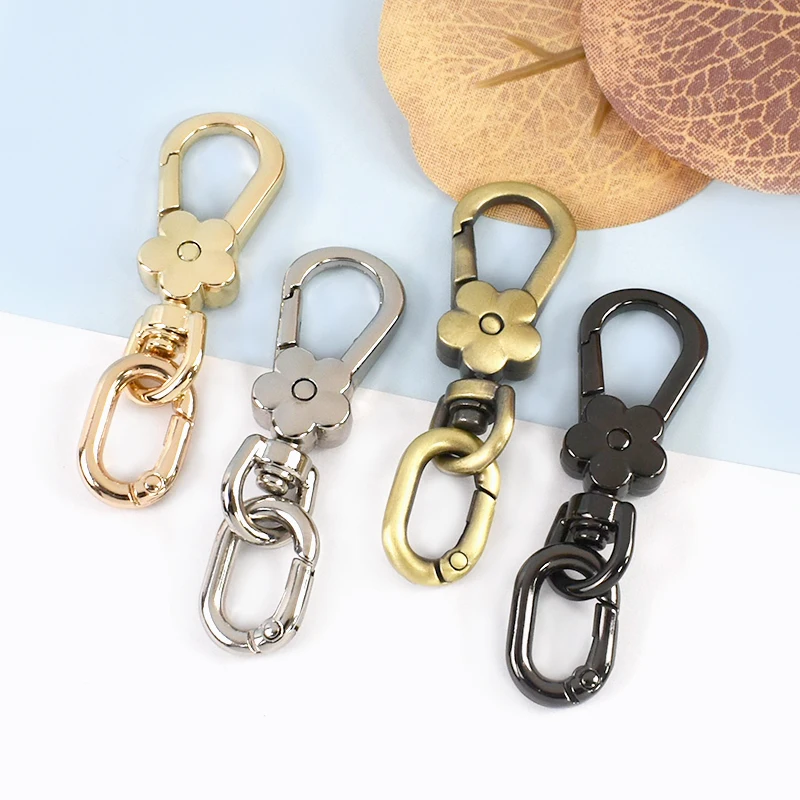 

2/5/10 Metal Buckle Rotating Lobster Buckles Spring Clasp Key Hook Ring for Keychain Keys Rings Clip Holder DIY Bag Accessories