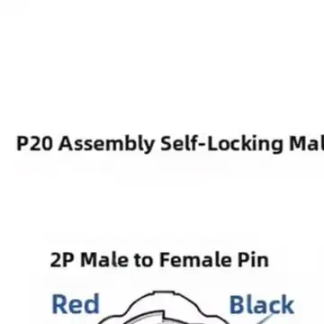 Black Waterproof Circular Connector Nylon Body Push Pull Connector IP67 Waterproof Rating Gold Plated Contacts