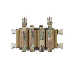 Elastic Quadruple SMG Attack Front Panel for LV119 MK3 MK4 JPC2.0 FCPC AVS Tactics Chest Rig Elastic Replacement Board