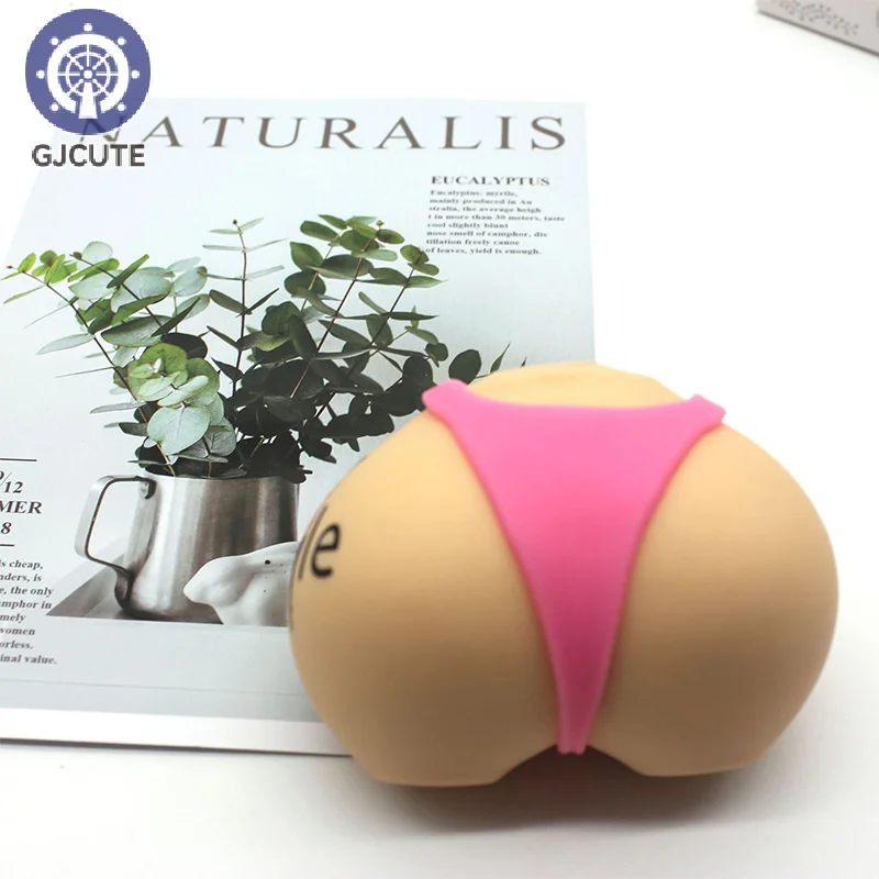 Funny Buttocks Shaped Stress Ball Squishy Relief Squeeze Balls Antistress Toys For Kids And Adults Decompression Relax Toy Jok