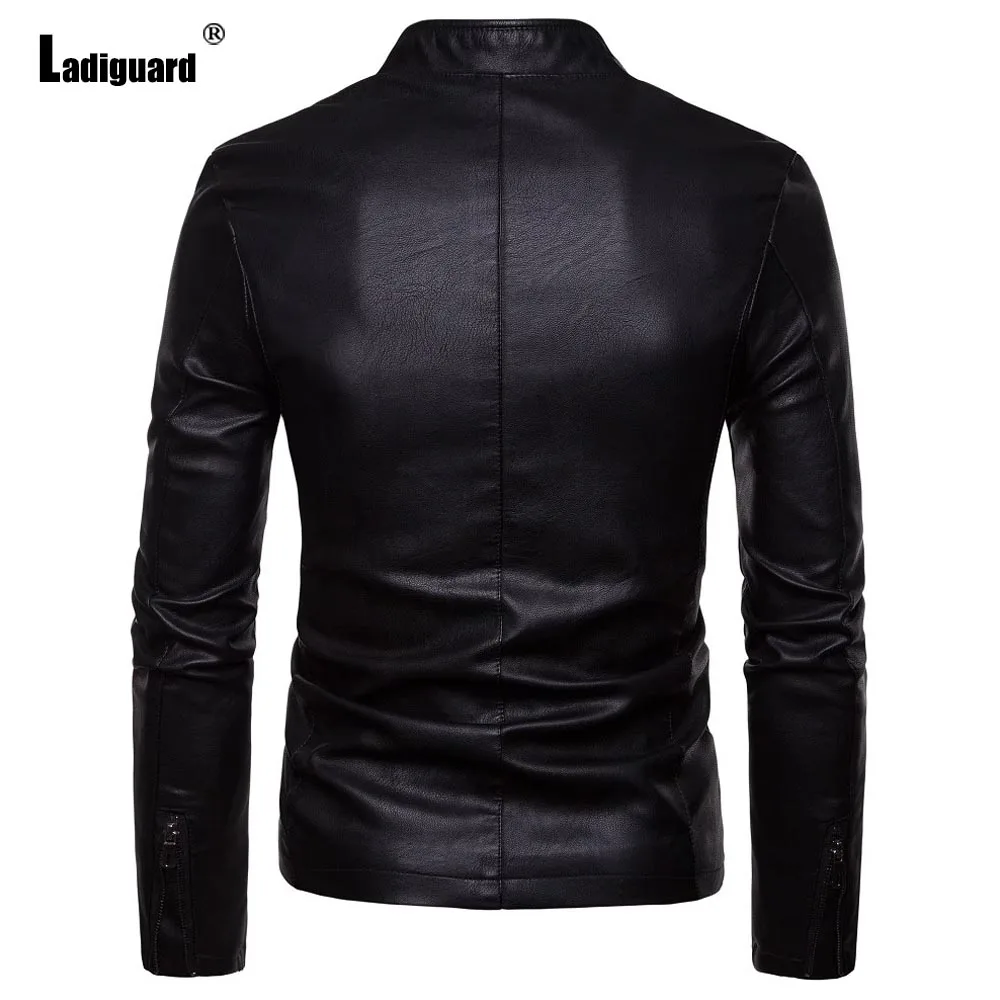 Mens Pu Leather Jackets Men Casual Street Jacket Autumn Slim Pocket Coats 2023 Stylish simplicity Fashion Zip Up Tops Outerwear