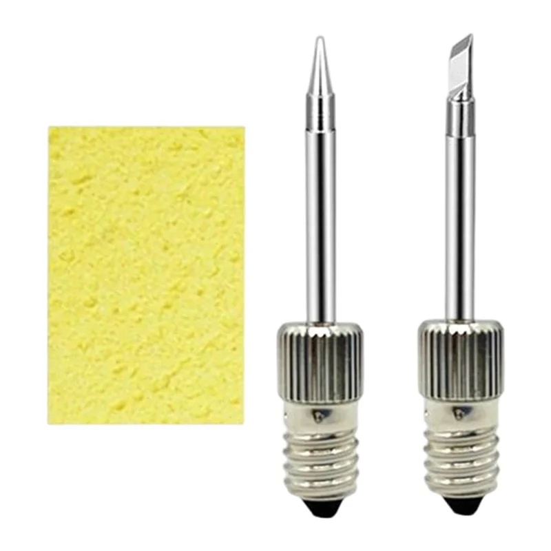 

T35C Soldering Tips USB Soldering Iron Replacement Soldering Iron Tips Welding for E10 Interface(Tip B+Tip K)