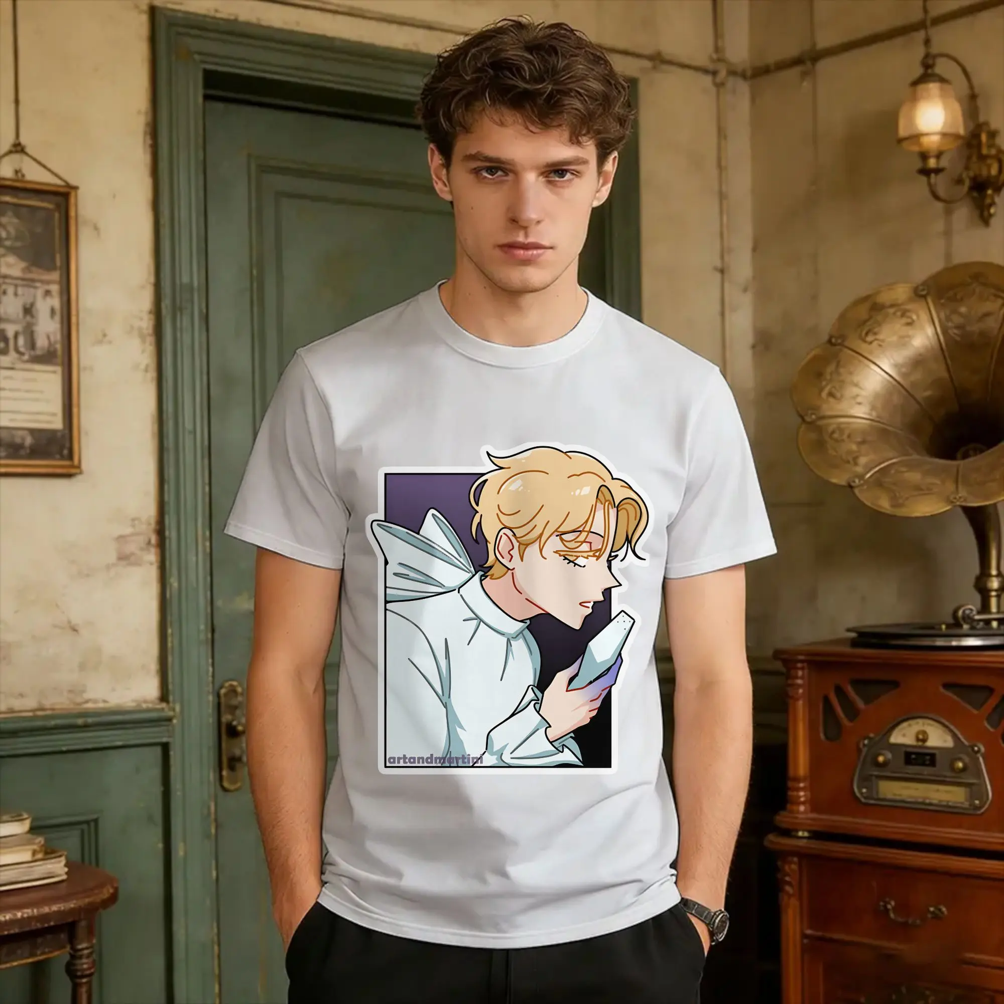 Streetwear T Shirt Summer Luka   Round 5 Alien Stage Trending T Shirts  100% Cotton Tshirt for Man Awesome Short Sleeve Tops