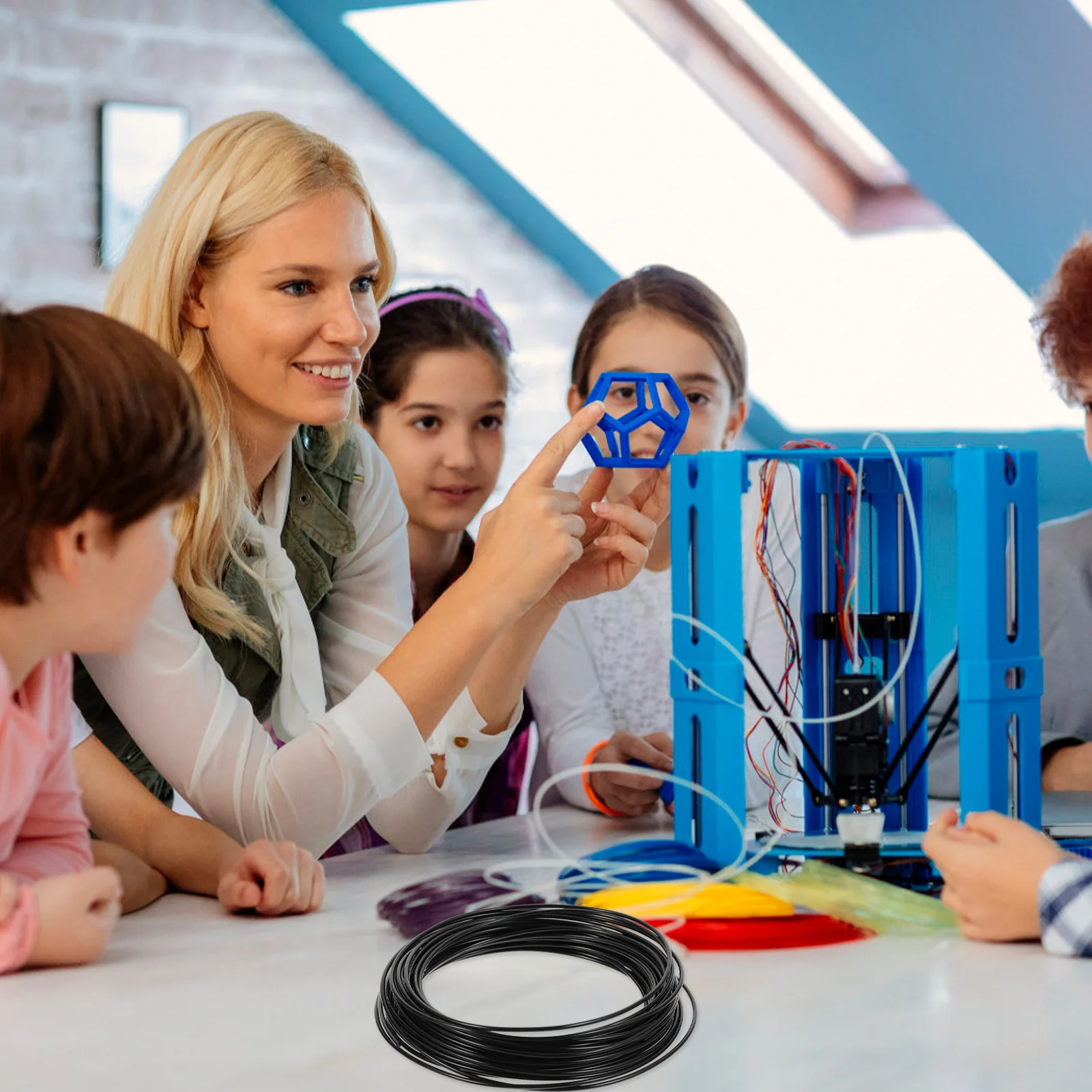 10M 1.75Mm ABS プリンター用真空密封乾燥剤 低収縮率 +/-0.02Mm 精度 3D 印刷材料 ABS フィラメント 3D