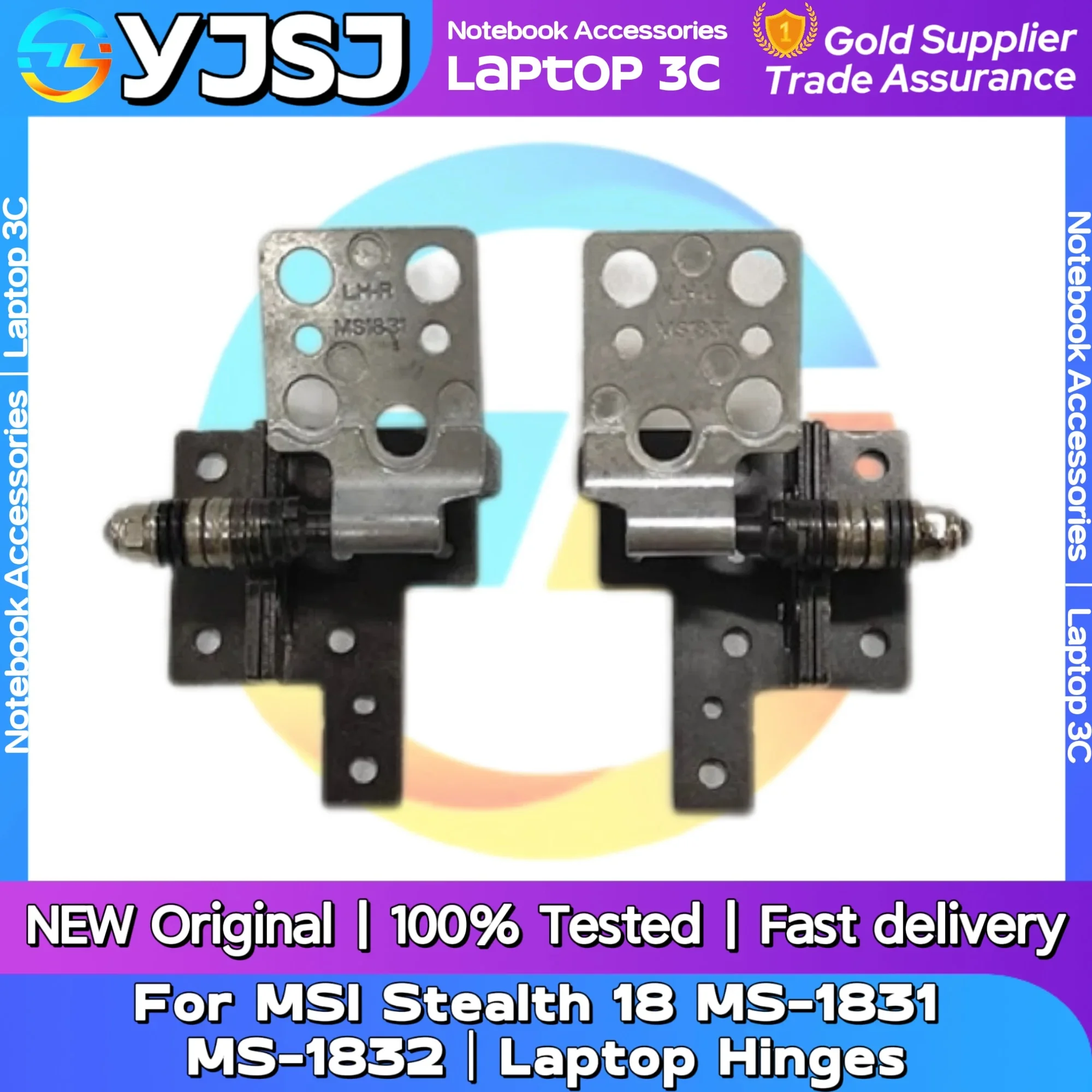 

New Original Laptop Notebook Hinges For MSI Stealth 18 MS-1831 MS-1832 LCD Screen Hinge
