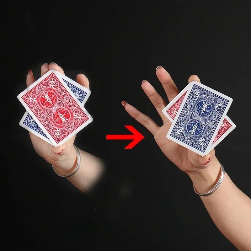 Speed of Light Through Magic Tricks Card Transport Magia Magician Close Up Street Illusions Gimmicks Mentalism Props Funny Toy