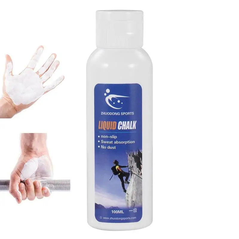 

Weightlifting Anti-slip Liquid Chalk 50/100ml Liquid Magnesium Powder Rock Climbing Lifting Workout Sweat-free Powder Gym Sports