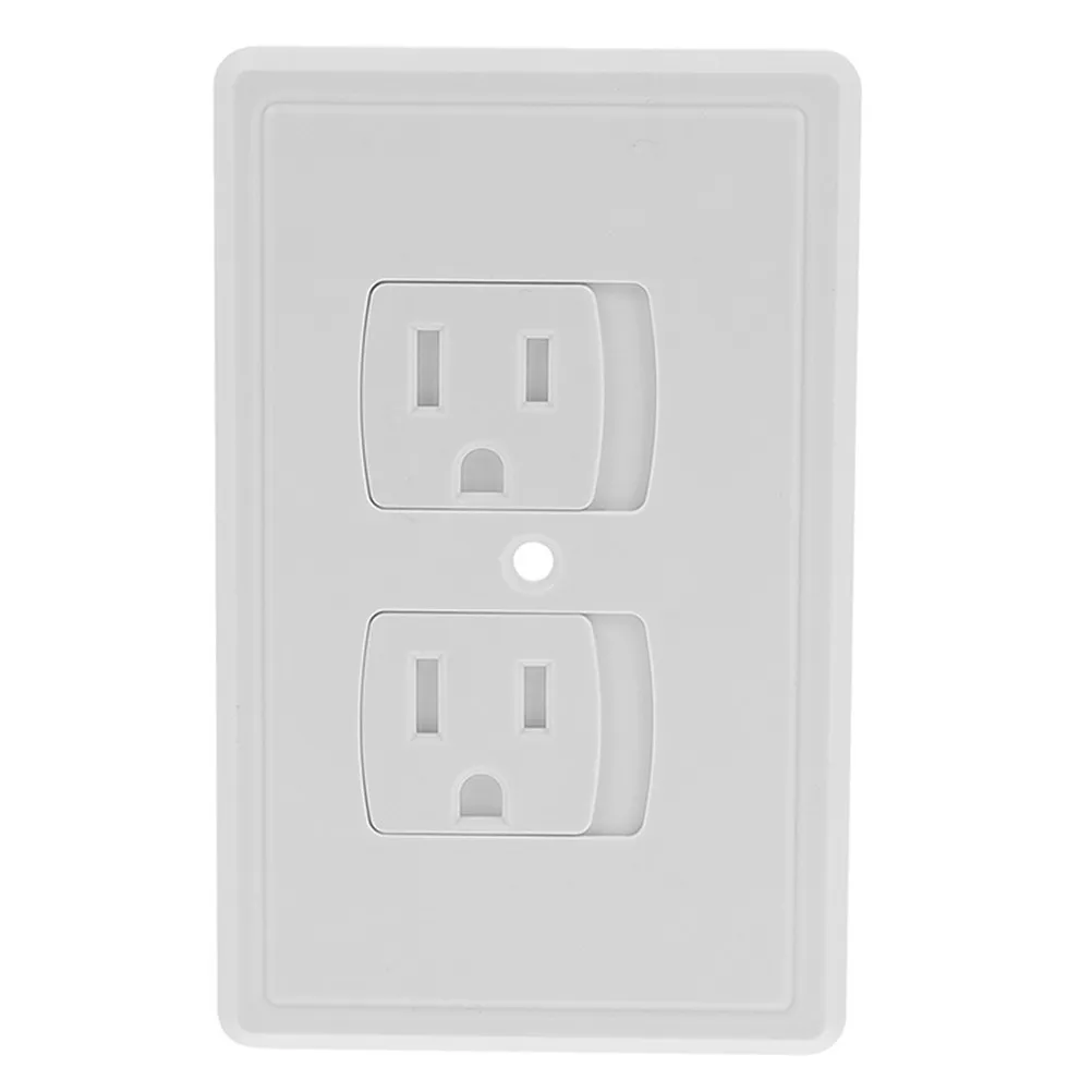 

Self Closing Outlet Covers for Baby Proofing Child Safety Electrical Outlet Cover Plates with Transparent ABS Design for Home
