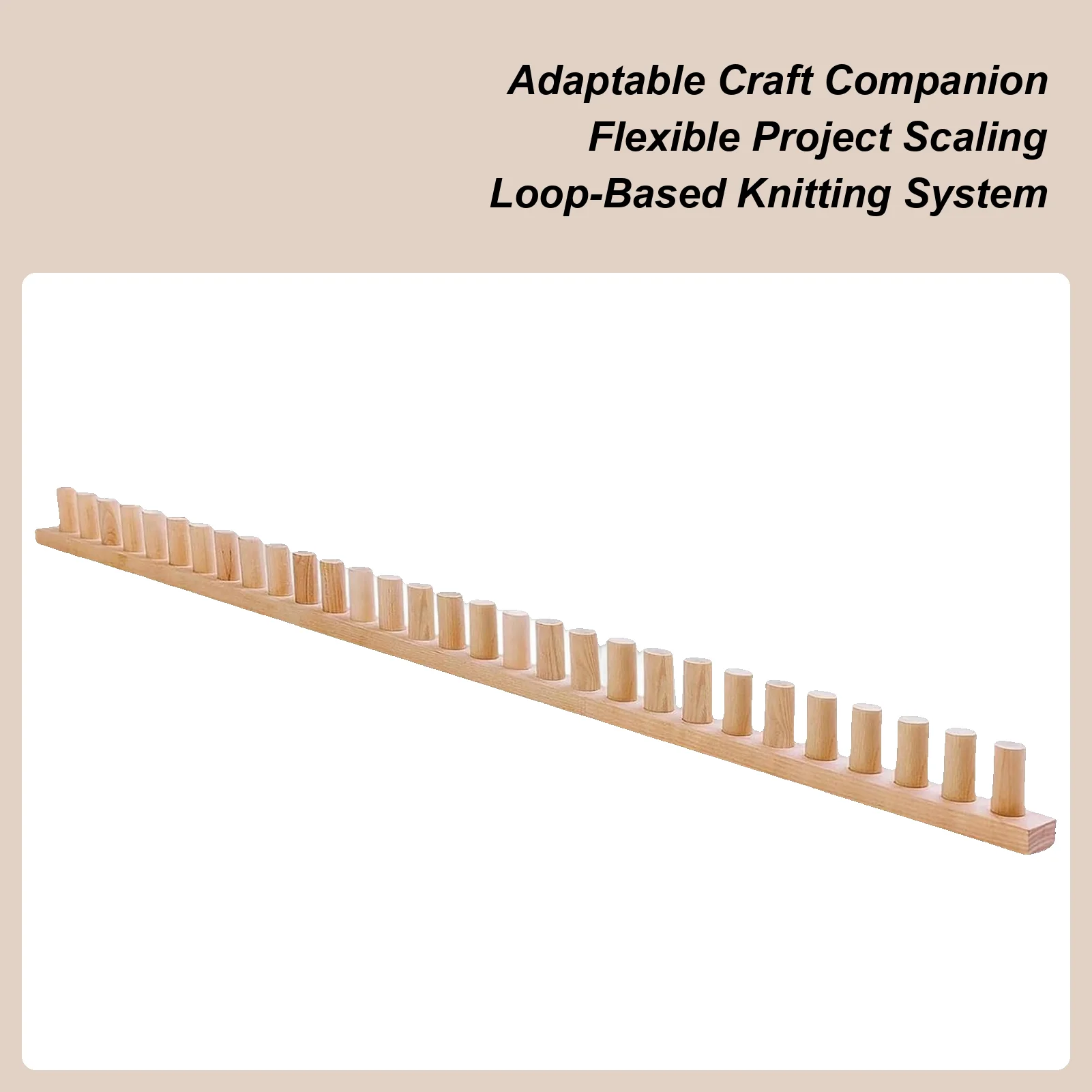 

Hand Knitting Loom Chunky Crochet Loom Kit Yarn Knitting Set For Crafts Hobby Beginners Weaving Blanket Scarf Sewing Cushion