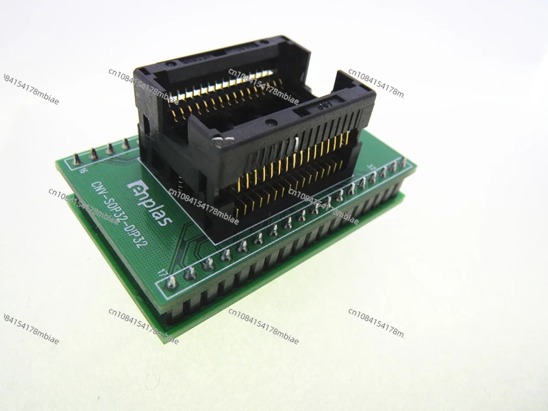 SOP32/DIP OTS-32-1.27 450MIL CNV-SOP-EP1M32 Pitch 1.27mm IC Burning Seat Adapter Testing Seat Test Socket Test Bench