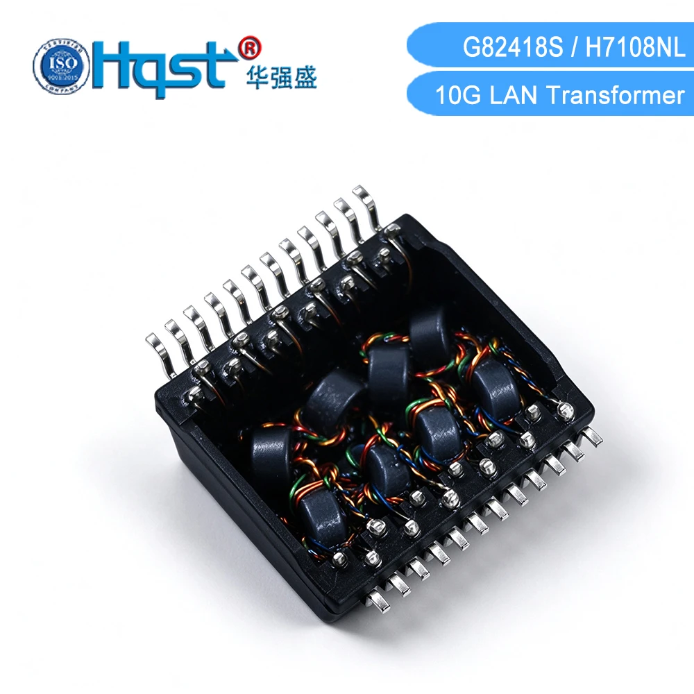 G82418S 10G Base-T SMD LAN Transformer Replacement for Pulse H7108NLA Network Isolation Transformer