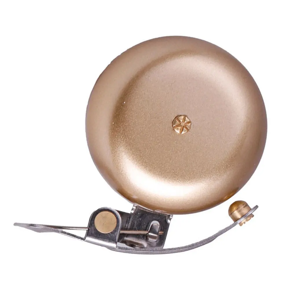 Vintage Copper Bike Bell Loud Crisp Sound Horn for Mountain Road Folding Bicycle Easy Install Anti-Rust Safety Warning