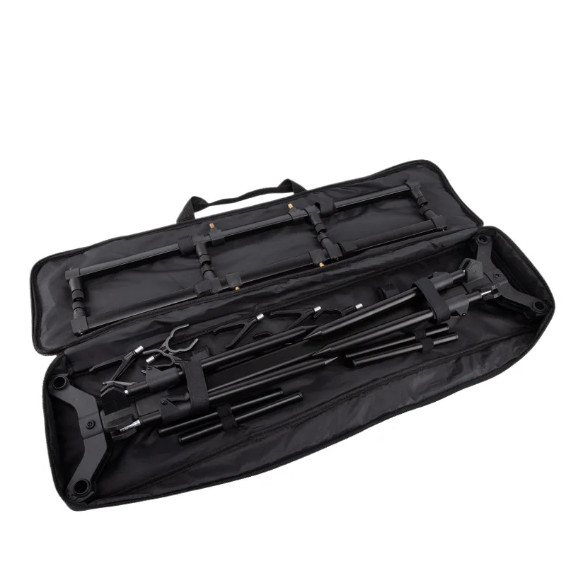 Aluminum alloy sea pole bracket quick disassembly telescopic ry060 four-corner bracket three or four heads