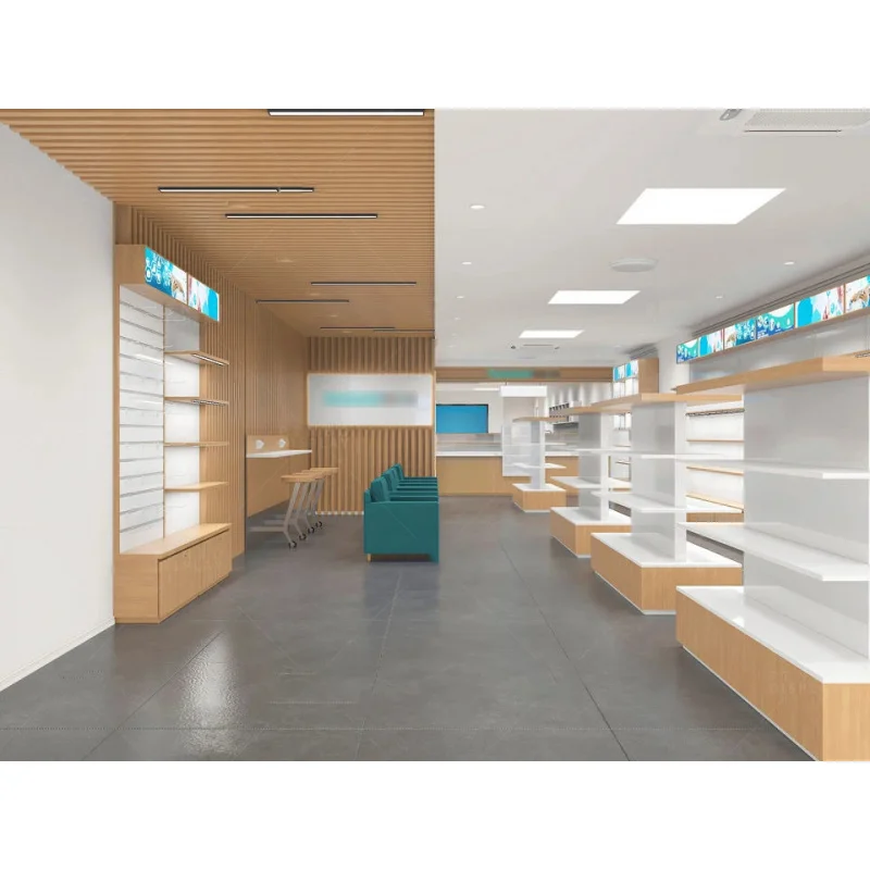 custom.High end retail glass display cabinet with integrated LED lighting metal frame suitable boutique merchandise sh