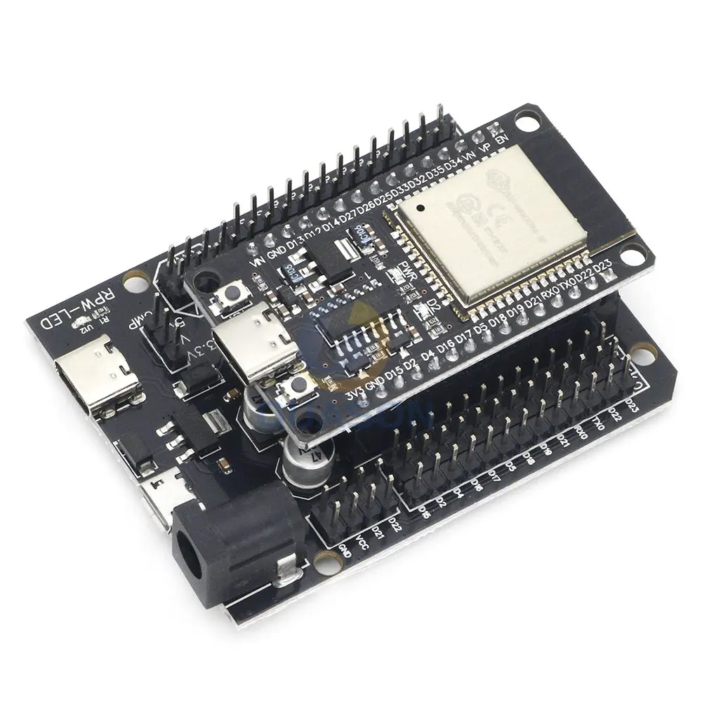 Wi-Fi,Bluetoothを備えた開発ボードTYPE-C,2コア,ESP32-DevKitC-32-ESP-WROOM USB,ch340c