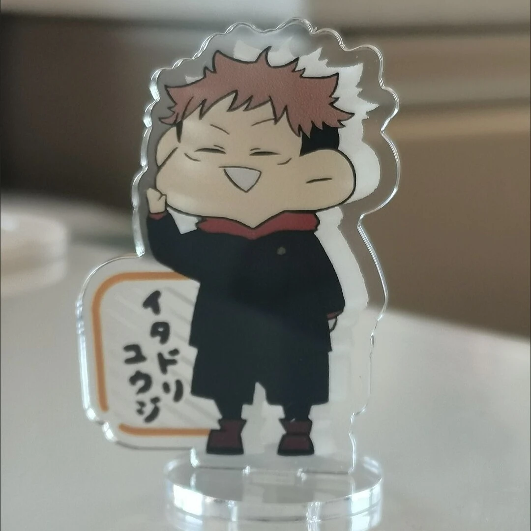 アニメ「呪術廻戦」と「椿の裕二」のスタンディ、アクリル製卓上装飾品、友達へのプレゼントに最適なスタンディングサイン