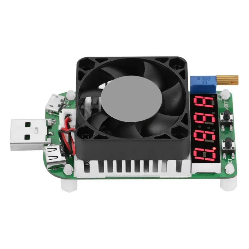 

USB Load Discharge Tester,LD35 USB Electronic Load Digital Display Battery Test Adjustable Resistor Voltage