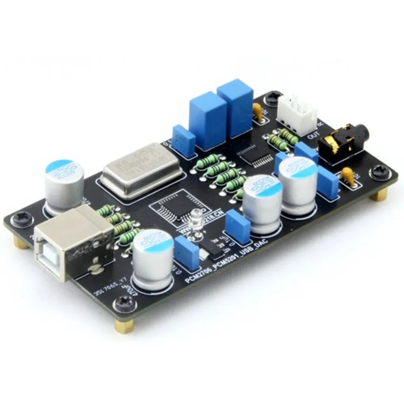 

PCM2706 USB 2.0 Protocol PCM5102A 32 Bit DAC decoding Board Modifying HIFI Audio Amplifier