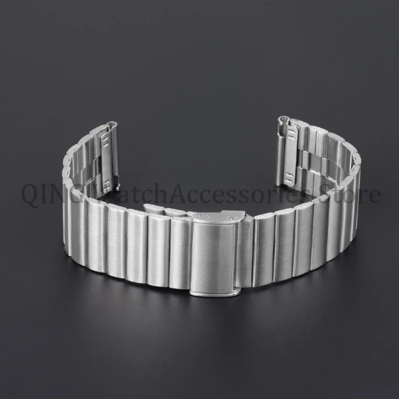 20mm 22mm Stainless Steel Watch Straps for Samsung for Huawei Watch Quick Release Braclet Metal WatchBand Universal Wristband