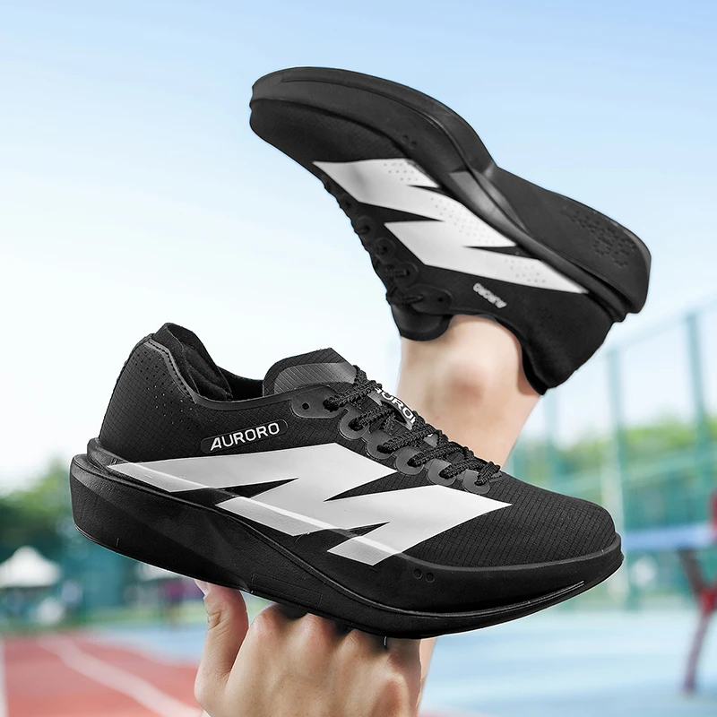 Sports Running Shoes Men Marathon Athletic Outdoor Carbon Plate Breathable Lightweight Comfortable Women's Professional Sneakers