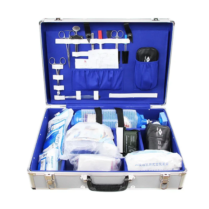 

*Internal Medicine and Surgery Comprehensive Medical First Aid Kit Medical Rescue Kit Aluminum Alloy Outpatient Kit