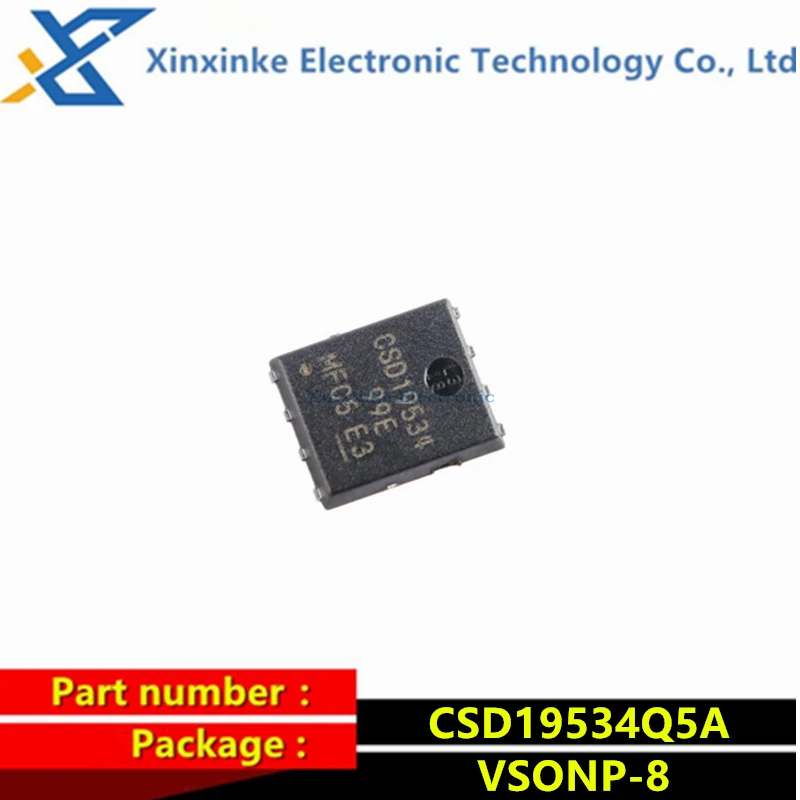 

5PCS CSD19534Q5A VSONP-8 100V N-Channel MOSFET FET