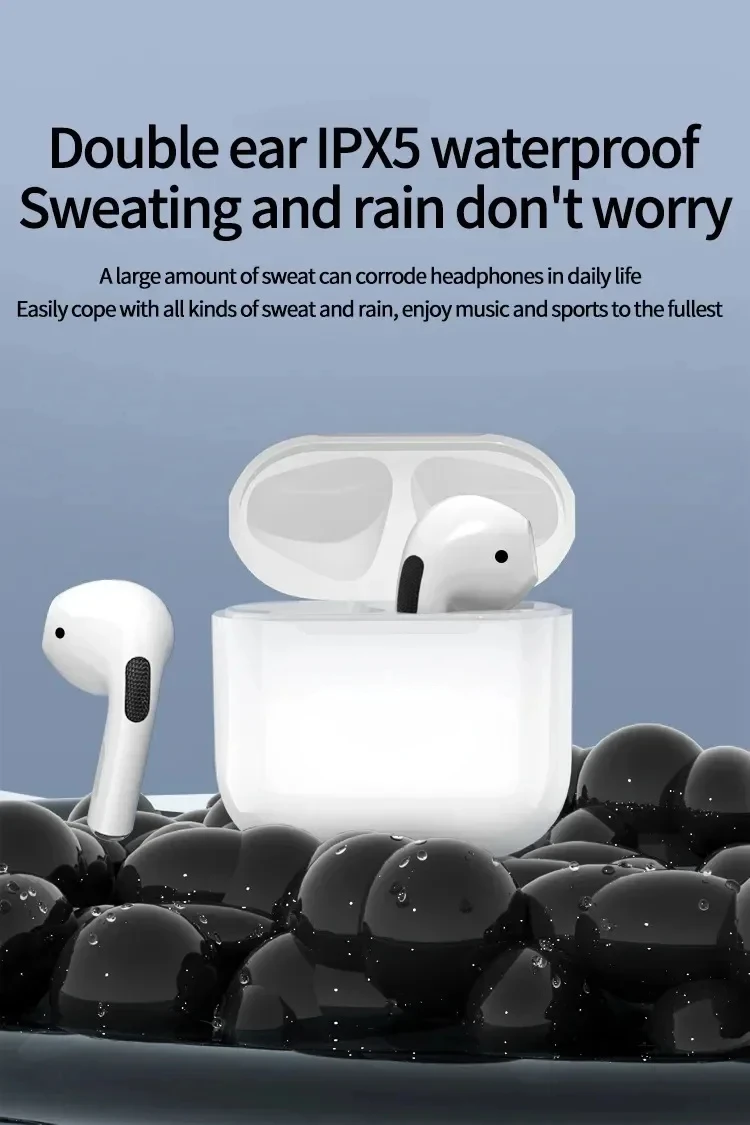 True Wireless Earphone Buds5 HIFI Stereo Sound Bluetooth5.3 Headphone MIJIA Sport Earbuds With Mic For Android iOS