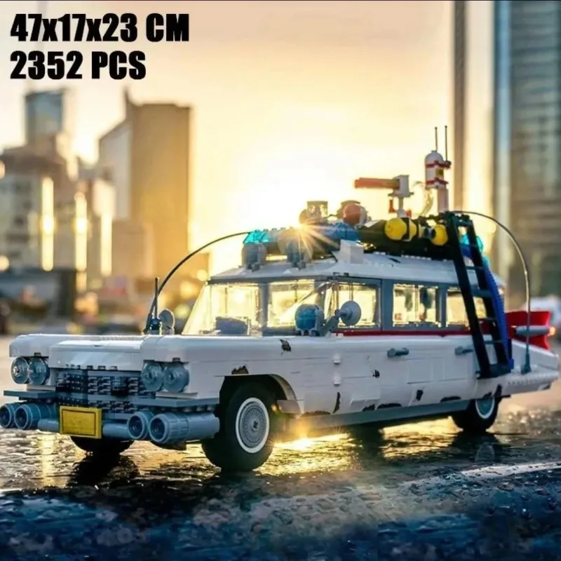 

ECTO-1 Mechanical Building Blocks Toy, Compatible Lego 10274 Series, Fun Puzzle Gift for Children