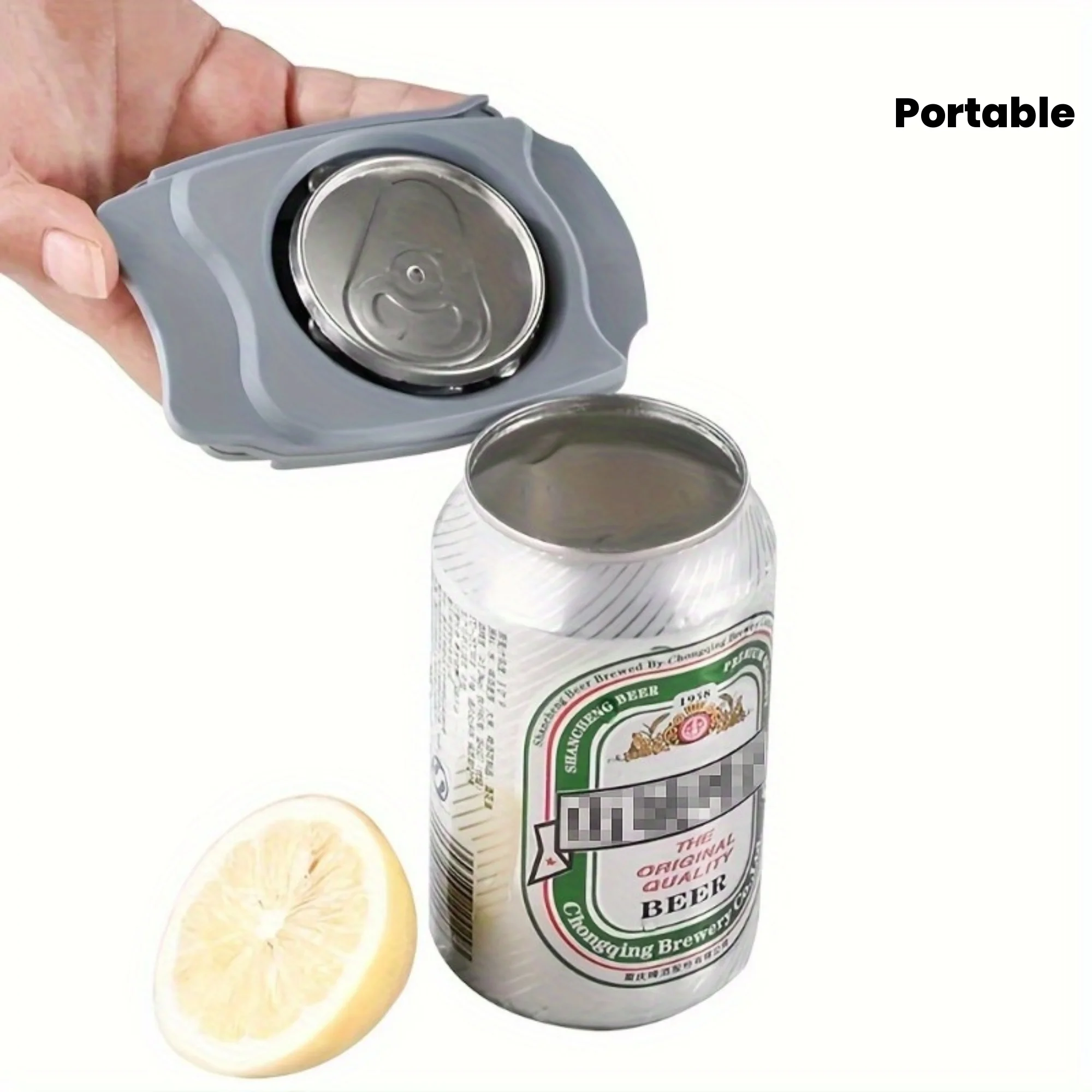 [Abrateador de latas ergonômico] Abrelatas manual ergonômico de 1 unidade |   Design de segurança de borda lisa, sem cortes afiados, ferramenta portátil para latas de cerveja
