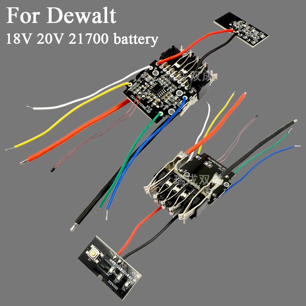 Power Tool Lithium Battery Charging Protection Circuit Board PCB for Dewalt 18V 20V 21700 Li-ion Battery BMS Control Motherboard