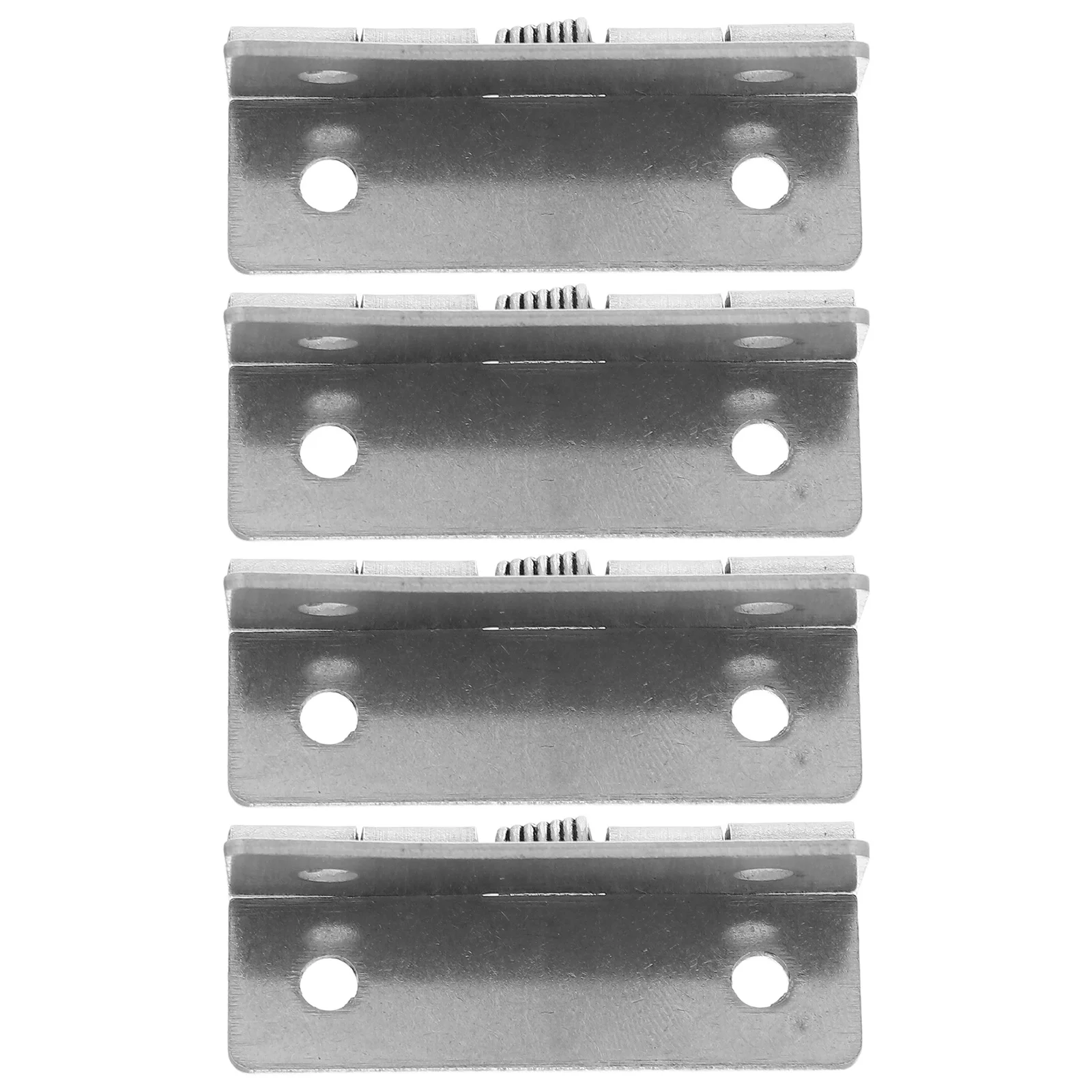 

4Pcs Stainless Steel Spring Loaded Door Hinges Self Closing Cabinet Hardware Hinges for Kitchen Wardrobe Bath Furniture