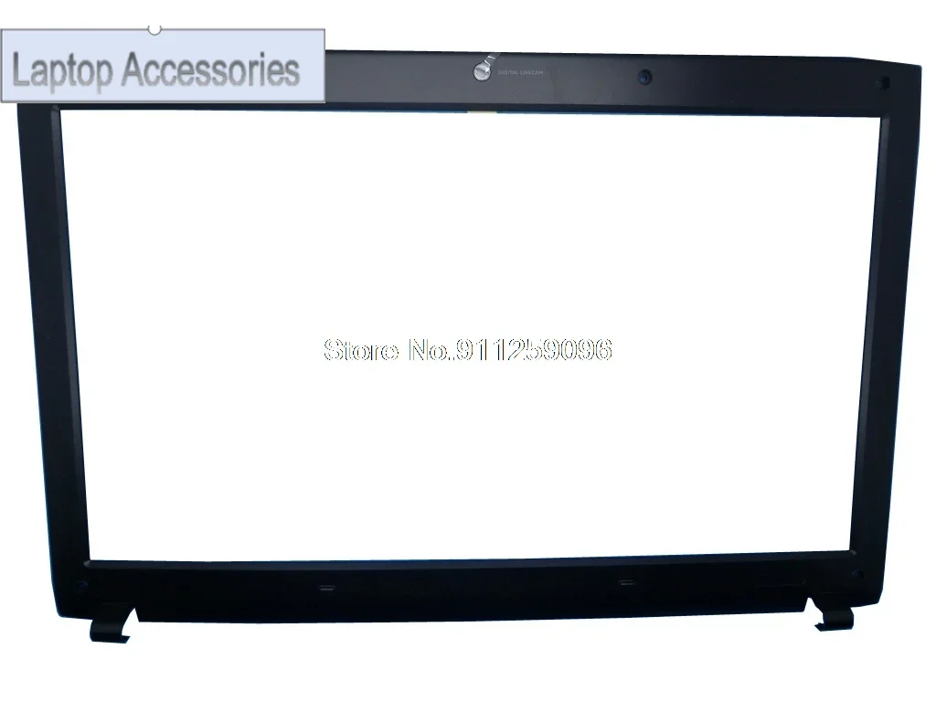 HJ Laptop LCD cubierta de bisel frontal marco de pantalla para Samsung R580 BA81-09085A BA75-02454A negro