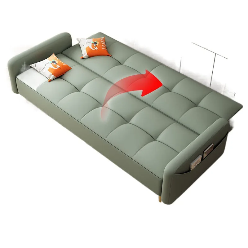 Fabric sofa, small apartment, living room, multi-functional and simple, modern three-seater