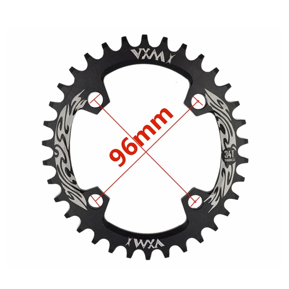 VXM Chainring 96BCD Round for Alivio  32t 34t 36t 38t Tooth Single Tooth Plate MTB Mountain Bike 96 BCD M4000 M4050