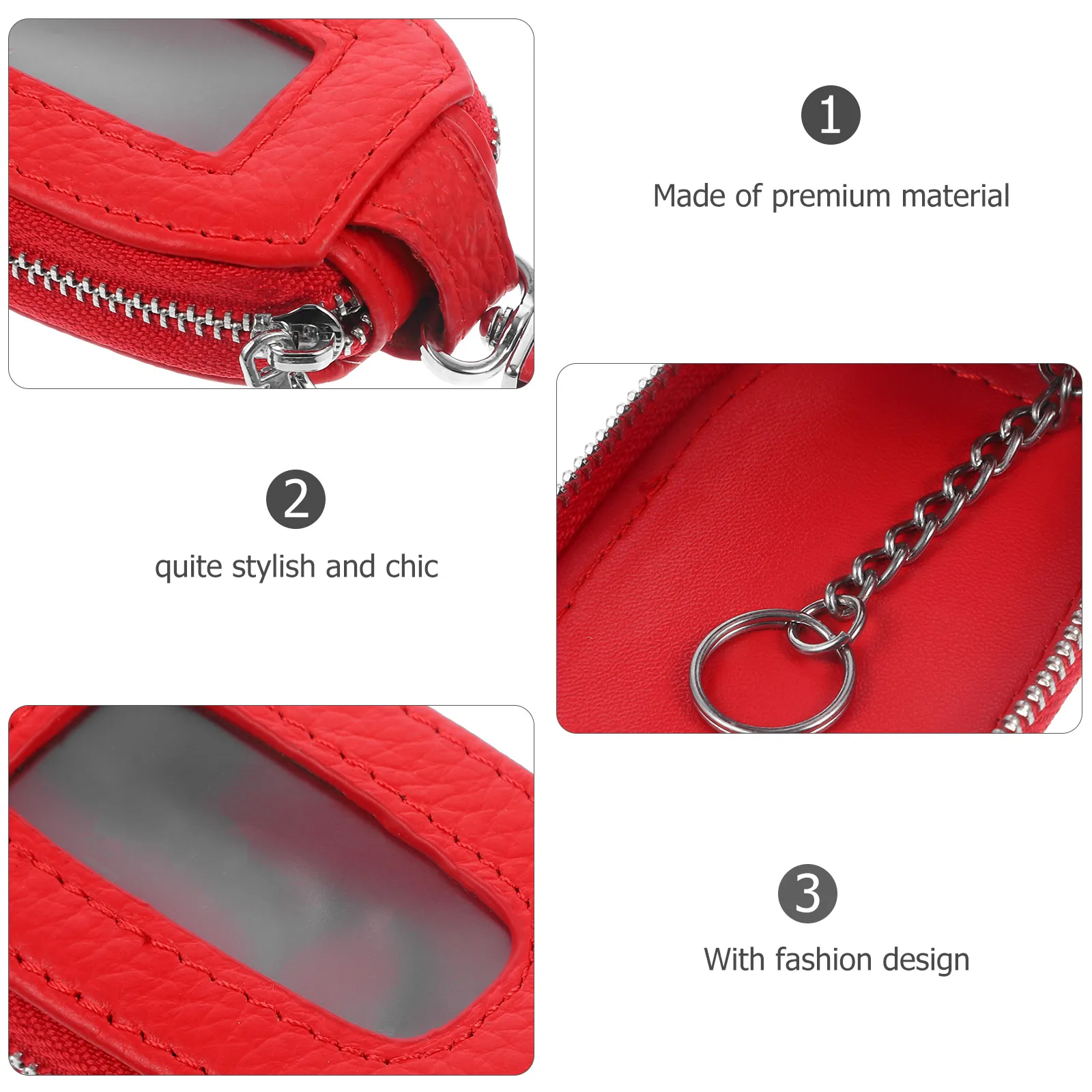 

Key Case Car Pouch Slim Wallet Pocket Bag Holder Premium Material Durable Stylish Car Key Storage Protect Keys Loss