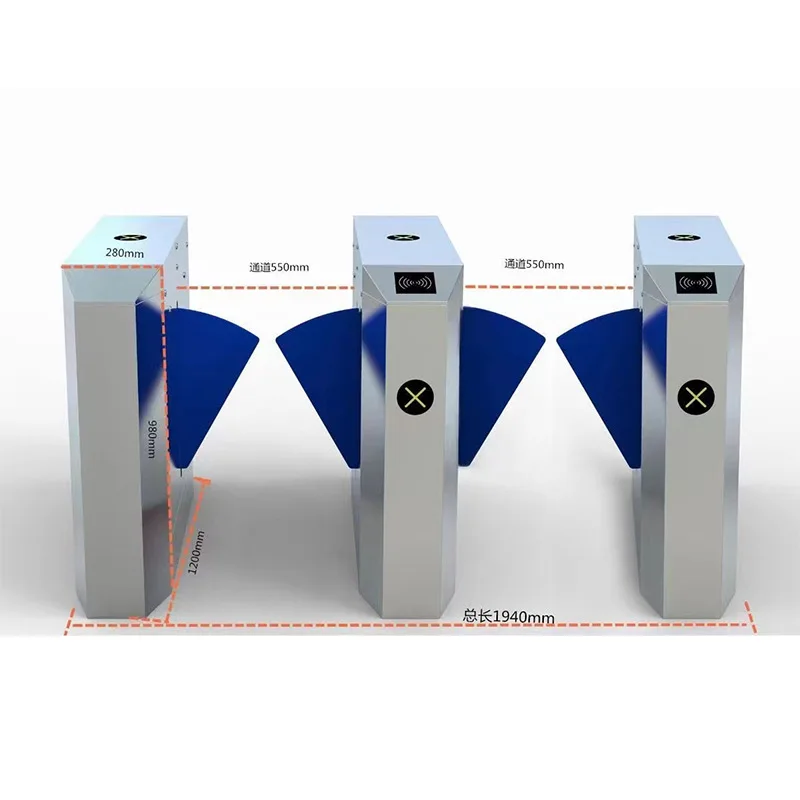 Facial recognition pendulum gate supermarket factory intelligent channel gate