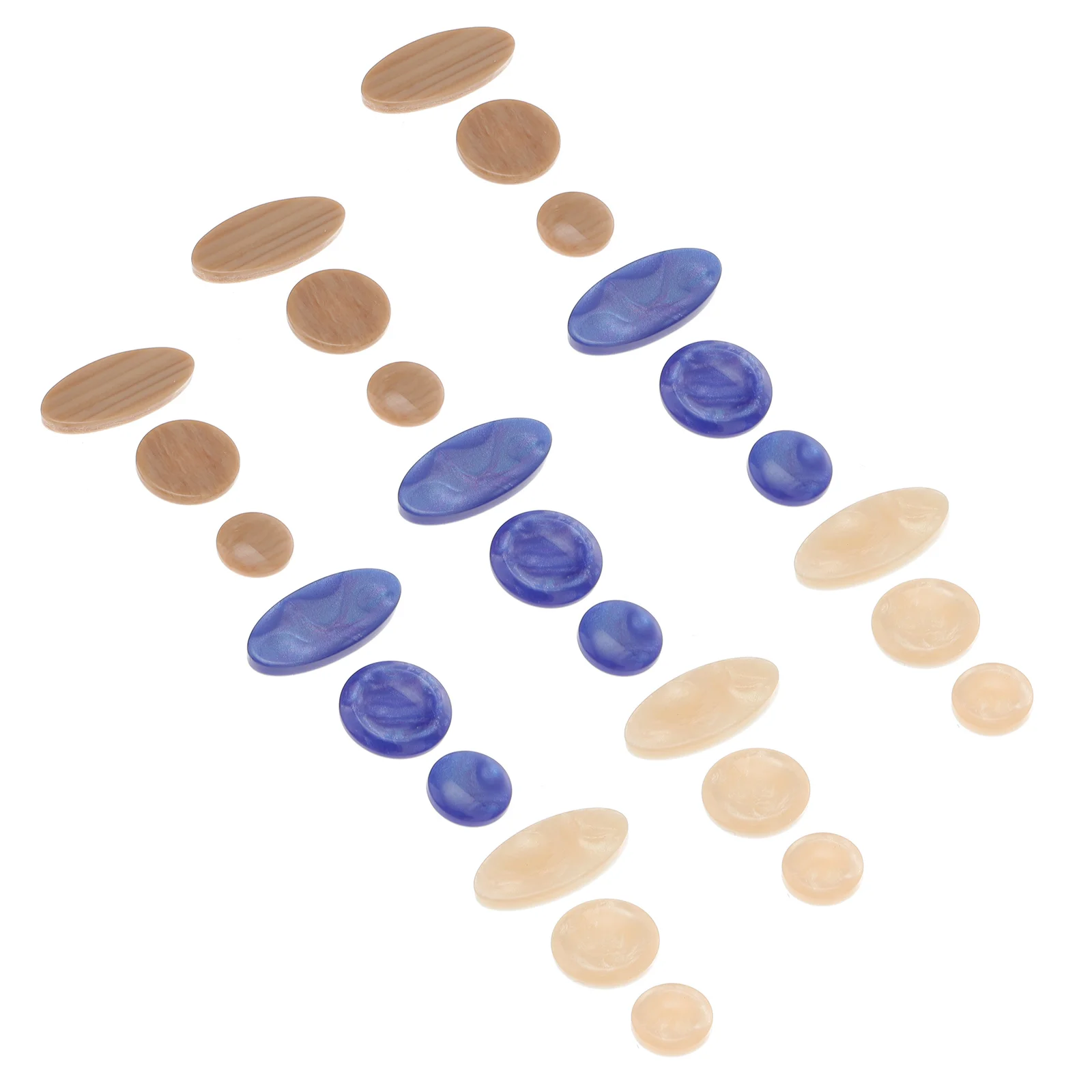 

3 Sets Saxophone Key Shell Buttons Premium Plastic Durable Practical Easy Install Remove Beautiful Design Accessories Music