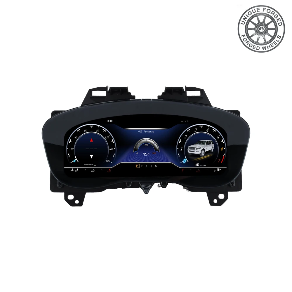 

12,3-дюймовая ЖК-панель приборов Foforfor для Ford Explorer 2011-2019: ЖК-приборная панель, виртуальный цифровой кластер, одометр, цифровая приборная панель