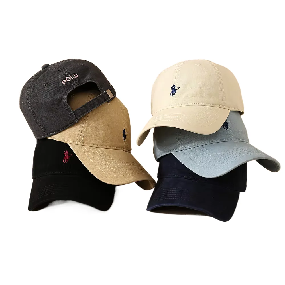 Unisex Letter Embroidery Hip‑Hop Baseball Cap Adjustable Casual Outdoor Sunscreen Hat Men Women Daily Streetwear Caps