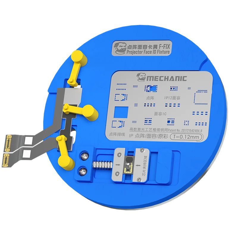 Maant Phone Dot Matrix Repair Fixture for X XS XSMAX 11 12 13pro MAX Face ID Repair Holder Front Camera BGA Reballing Stencil