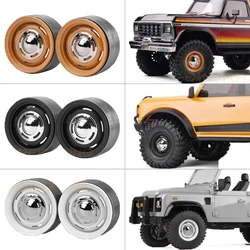 1 Pair 1.9 Inches Metal Wheel Hub for 1/10 RC Crawler Car Traxxas SCX10 New Defender Accessories