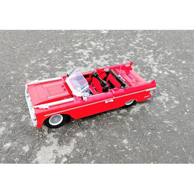 

MOC-180767 Новая классическая модель спортивного суперкара из строительных блоков, 925 деталей, MOC, креативный подарок для мальчиков на день рождения и Новый год