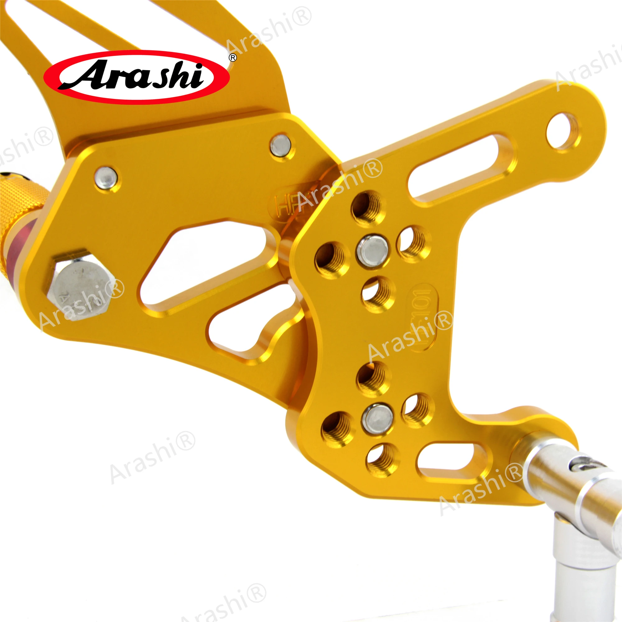 أراشي V1.0 مسند للقدمين لياماها YZF R1 1 CNC قابل للتعديل Rearsets مسند القدم YZFR1 YZF-R1 2009 2010 2011 2012 2013 2014 #3