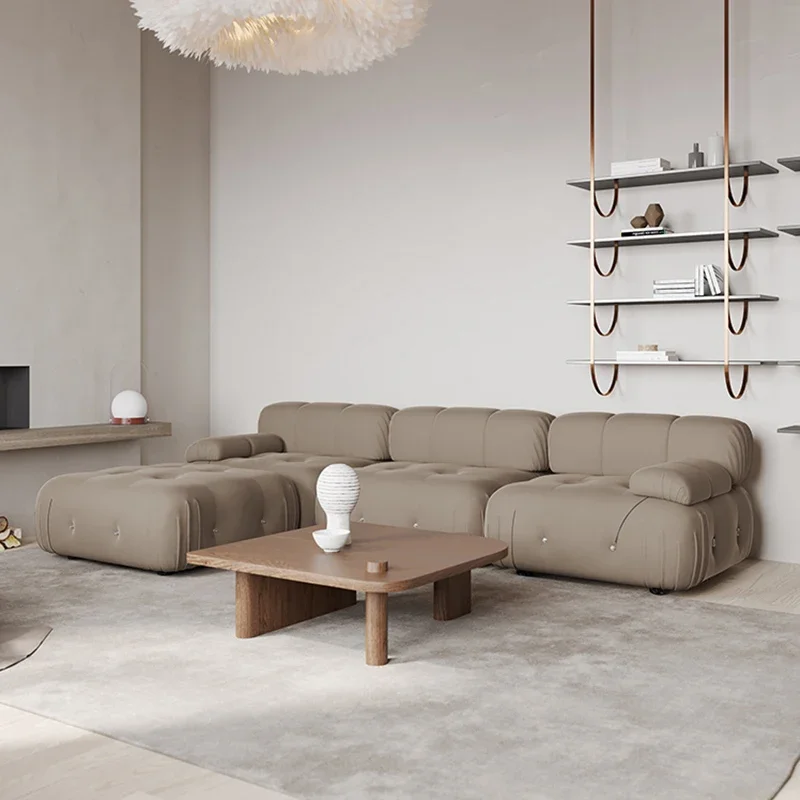 

Technology Cloth Sofa Italian Minimalist Simple Living Room Small Apartment Nordic Light Luxury Imperial Concubine