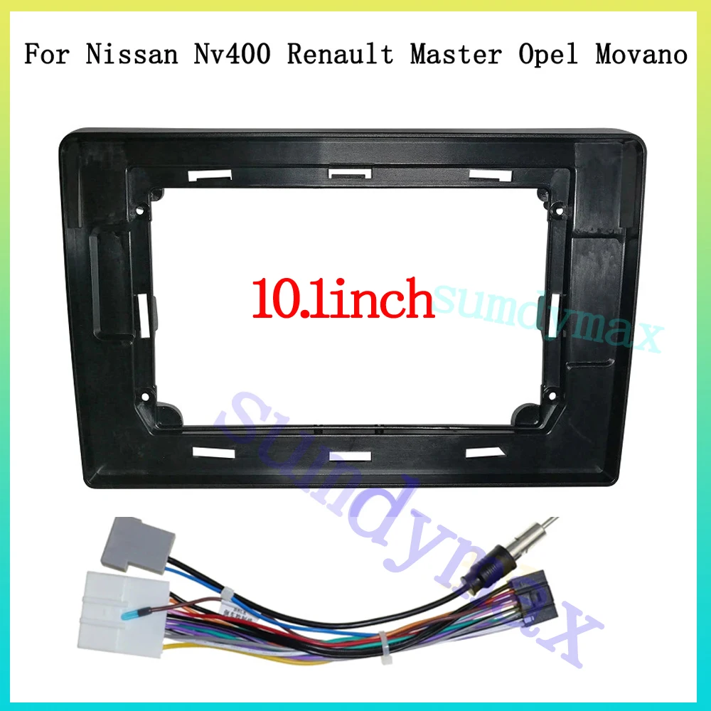 

10.1 inch Car Radio Frame Fascia Adapter For Nissan Nv400 Renault Master Opel Movano Android Dashboard Panel Trim Kit