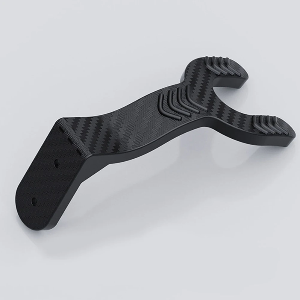 

2pcs Hanger Wall Mount for Motorcycle Electric Scooter Hard Hat Rack Black Abs Spacesaving Nodrill Durable Display St