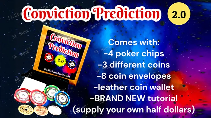 

Conviction Prediction 2.0 By Dr. Michael Rubinstein Magic tricks ( 58 Store Download )