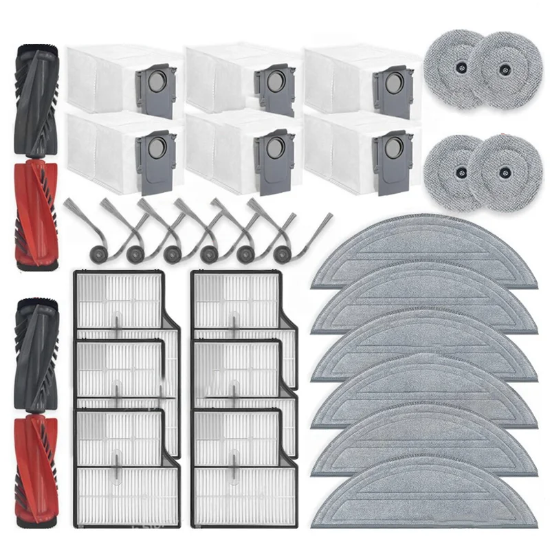 

A23P Main Side Brush Accessories For Roborock Saros 10/S9 Maxv Ultra Cleaning Cloth HEPA Filter Sweeping Robot