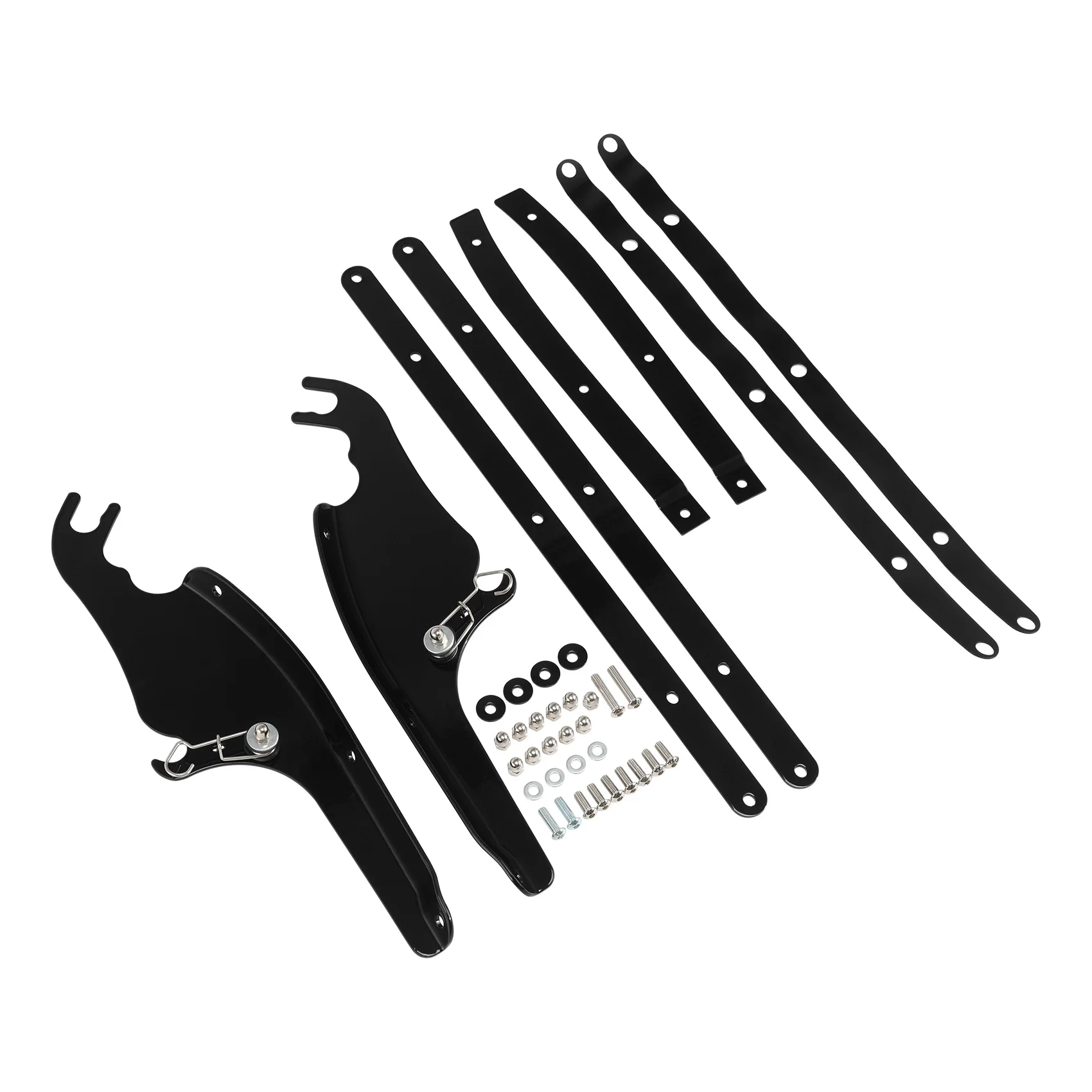 Motorcycle Windscreen Windshield Mounting Bracket Kit For Harley FL Softail Models FLST FLSTC FLSTF FLSTFB 2000-2017